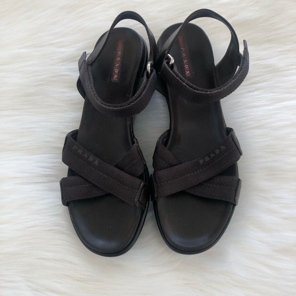 Prada Black Sandals